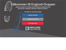 Tablet Screenshot of englund-gruppen.se